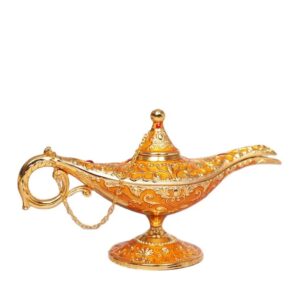 Home Decoration Metal Crafts Gift Antique Wishing Aladdin Lamp