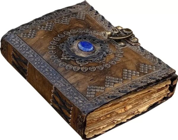 Vintage Leather Journal Stone