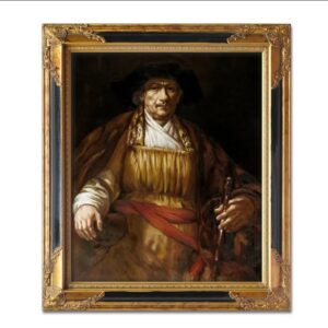 Antique Old Master Oil Painting  Portrait Wall Art