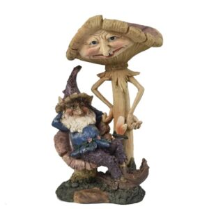 Whimsical Fairy Garden Gnome Statue