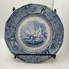 Antique T. Goodfellow “Colonna” Blue Transferware Plate – Staffordshire England – Neoclassical Scene c.1850s