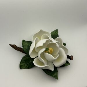 Avon 1986 Porcelain Magnolia Flower Figurine – Vintage Fine Collectible