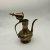 Indian Brass Engraved Dallah-Style Teapot Figurine (hand engraved)
