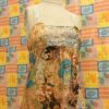 Vintage Y2K Self Esteem Boho Floral Lace Trim Cami Top - Large