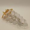 Swarovski Crystal Grape Cluster with Gold Leaf – Sparkling Collectible Figurine