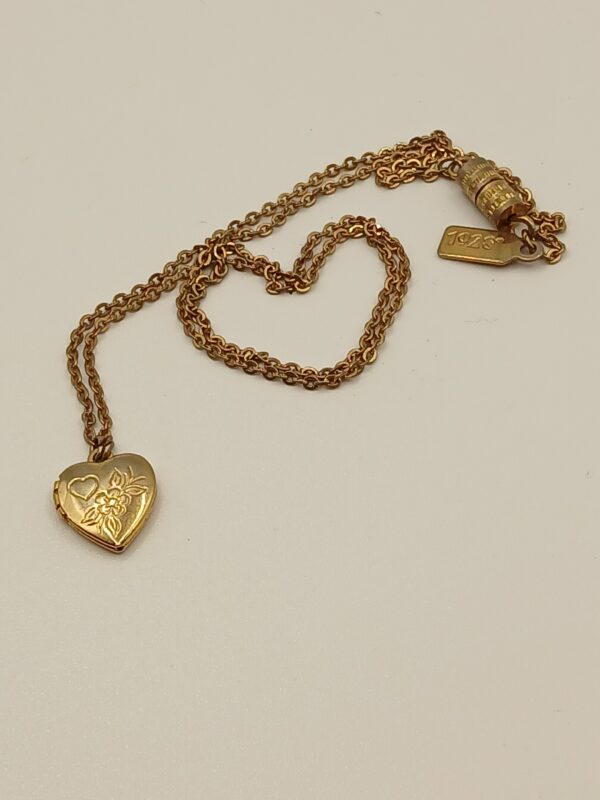 1928 Jewelry Co. Vintage Gold-Tone Heart Locket Necklace