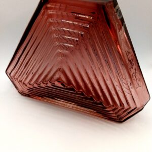 Blenko 5102F Orchid Glass Vase – Handcrafted Geometric Design