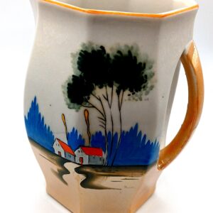 Hand-Painted Art Deco Creamer Pitcher by Trico, Nagoya Japan