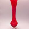 Pilgrim Cranberry Art Glass Bud Vase — Handblown in USA