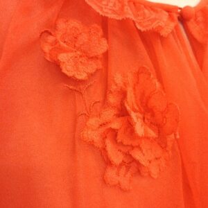 Vintage 1960s–70s Sheer Puffy Nightwear Overlay