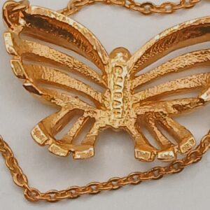 Sarah Coe Gold Chain with Butterfly Pendant