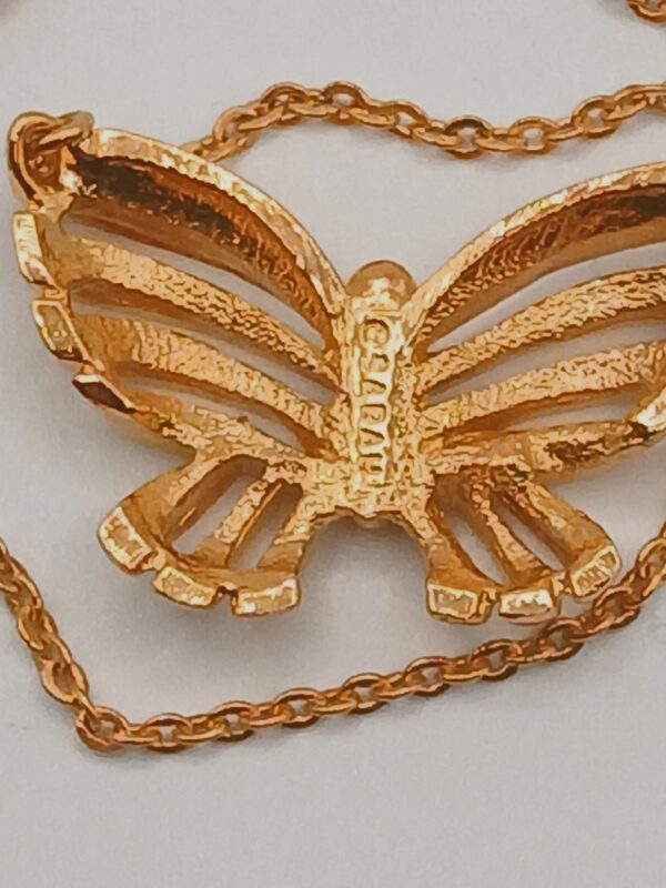 Sarah Coe Gold Chain with Butterfly Pendant - Image 3
